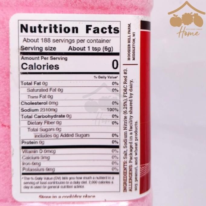 

Hoosier Hill Farm Prague Powder No.1 Pink Curing Salt 25 gr 100 gr sodium nitrite chloride meat garam daging preserving sausages sosis nitrit murah