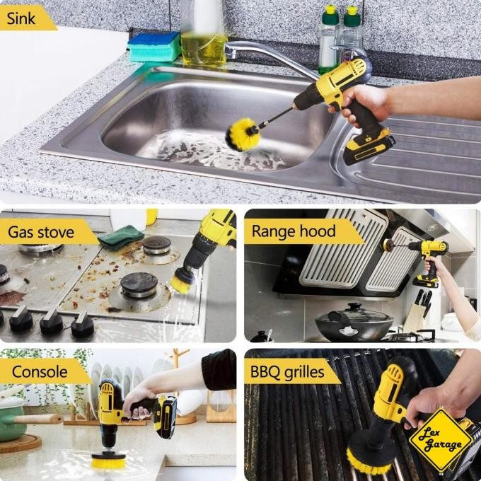 Mata Bor Sikat Pembersih Kepala Sikat Bor Elektrik Listrik murah