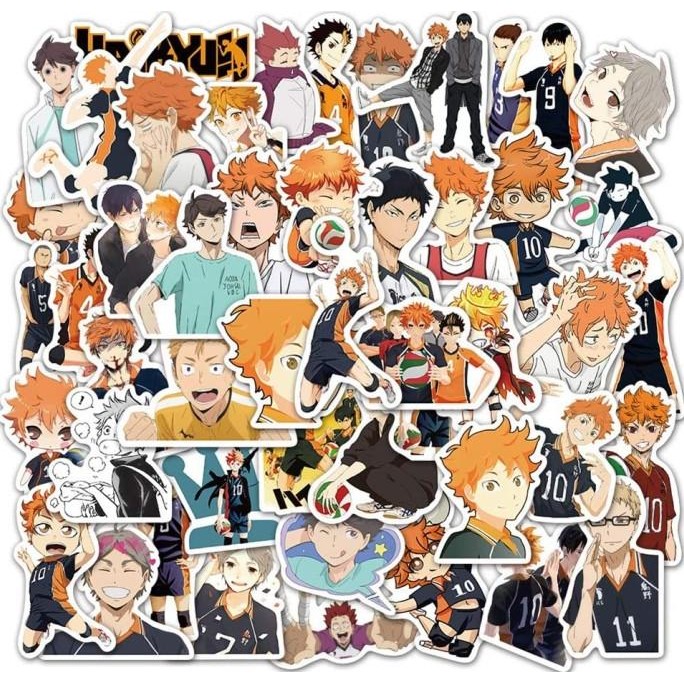 

Stiker Sticker Anime Haikyuu Sudah Cutting Paketan murah