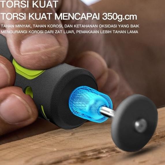 CODZPER Bor Mini Drill Grinder Mini Grinda Bor Listrik Penghalus-Alat Gerinda ZP007 waterpass gerind