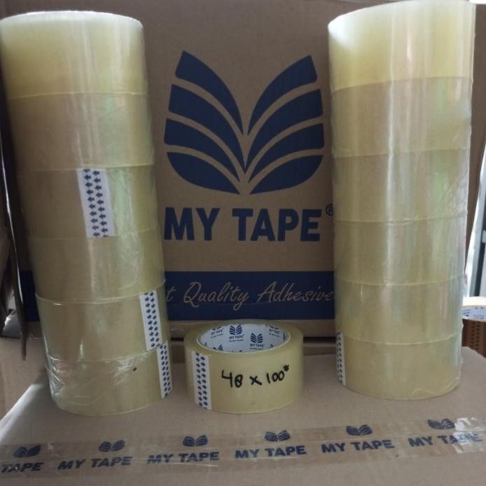 

Lakban Bening My Tape 48mm x 100 yard Setara Daimaru - 1 pack 6 Roll murah