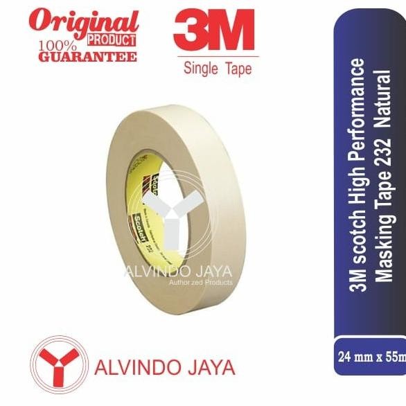 

3M masking tape 232 .24mm x 55m murah