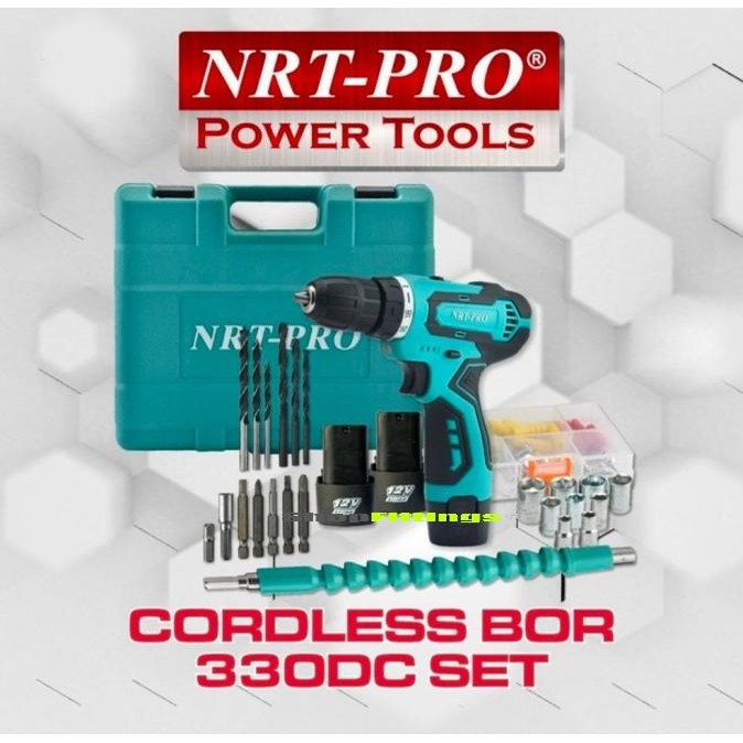 Mesin Bor Baterai Cordless Drill Bor Cas Charger 12V Pilih BUDGET murah