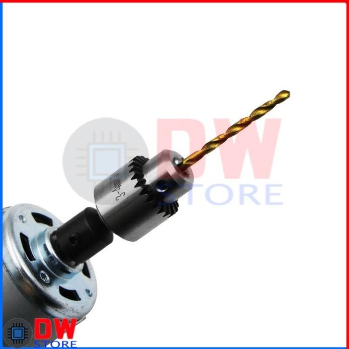 Drill Chuck Kepala Bor 4mm 6.5mm 0.3-4mm 0.3-6.5mm JT0 JTO + Kunci murah