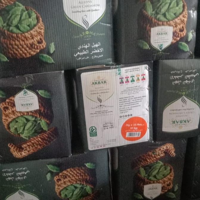 

kapulaga hijau kapulaga india merek akbar 1kg murah
