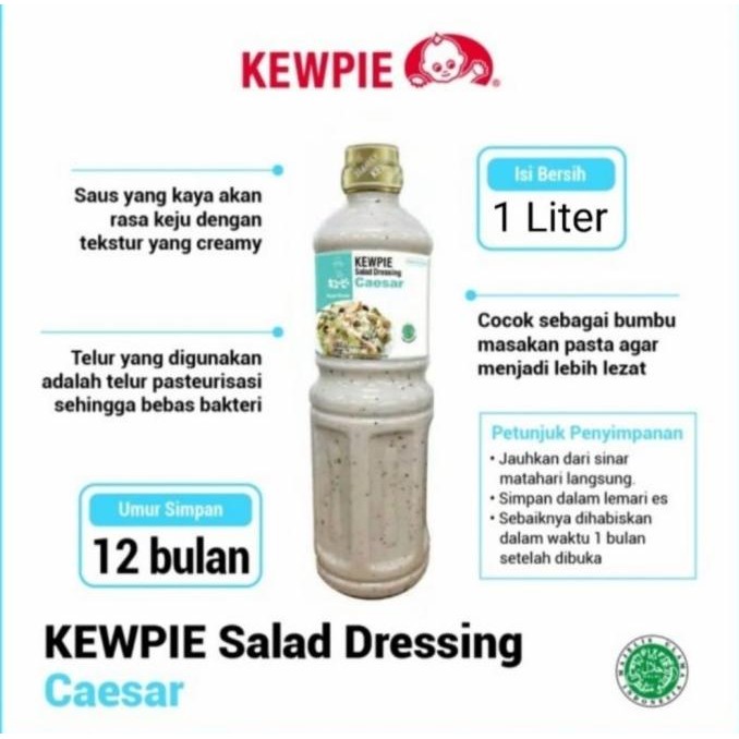 

Kewpie Salad Dressing Caesar 1 Liter murah
