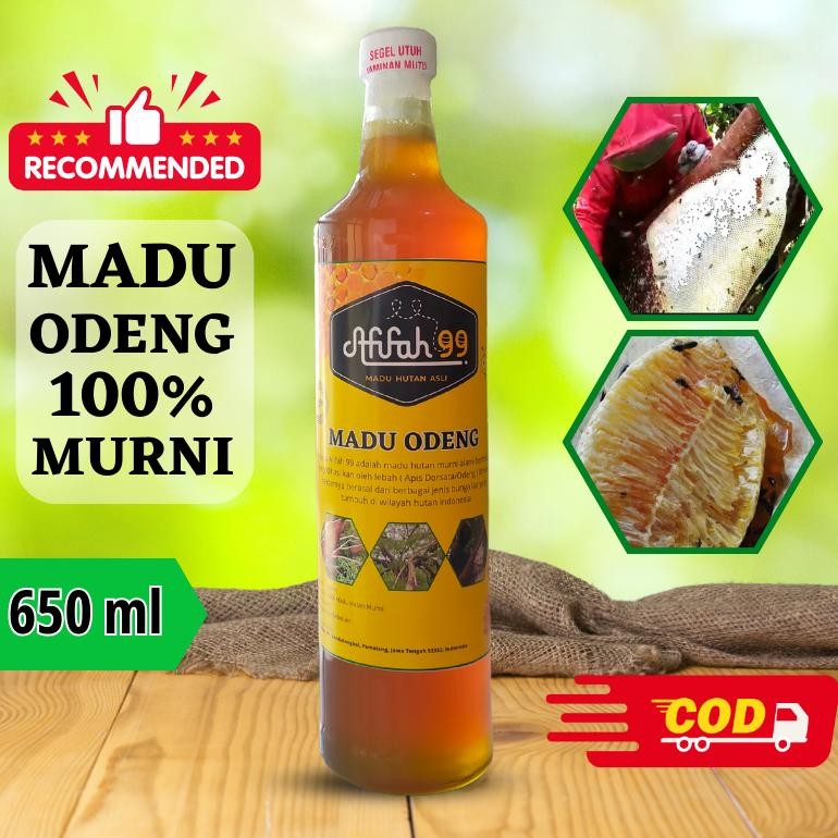 

Madu Asli Murni - Madu Odeng (650 ml) Madu Afifah 99 - Madu Hutan Murni