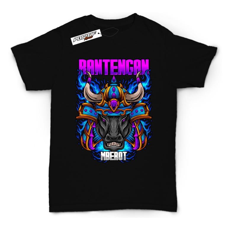 Baju Kaos Anak Viral Bantengan Sapi Mberot Jaranan Malangan Original