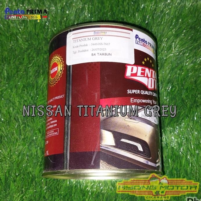 Cat Penta Oto/Cat Duco PU NS-7667 Titanium Grey (Grey Nissan) murah