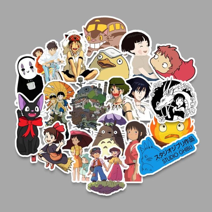 

STICKER PACK - STUDIO GHIBLI | STICKER KOPER STICKER TUMBLER STICKER LAPTOP HELM HANDPHONE murah