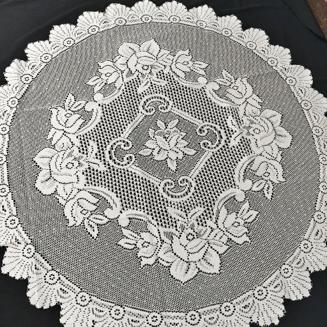 Grosir Taplak Meja Tamu Bulat/Bundar Meja Betawi/Meja Oshin Taplak Meja Taplak Meja