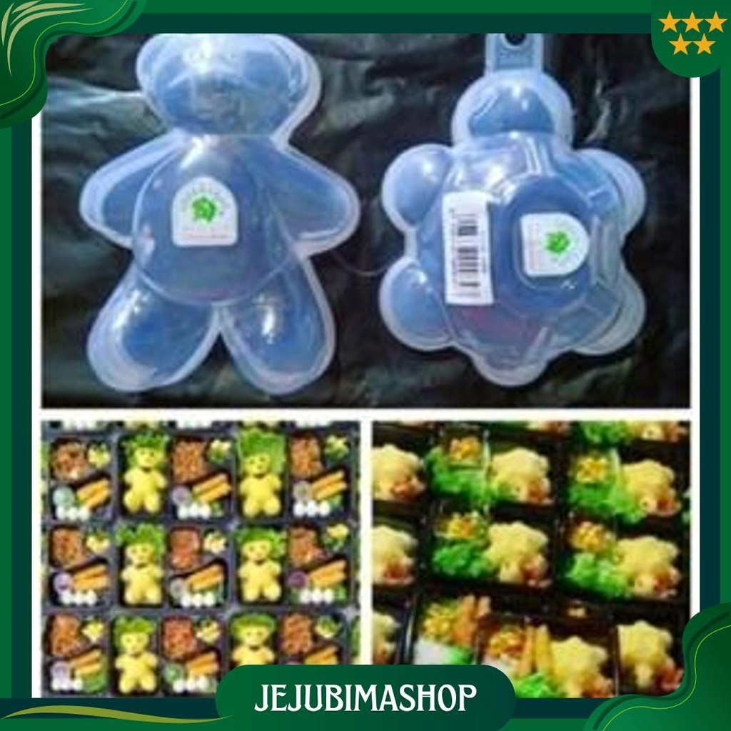 Nas Store Cetakan Nasi Bento Karakter Hewan / Cetakan Puding / Cetakan Agar Agar / Cetakan Bekal Pro