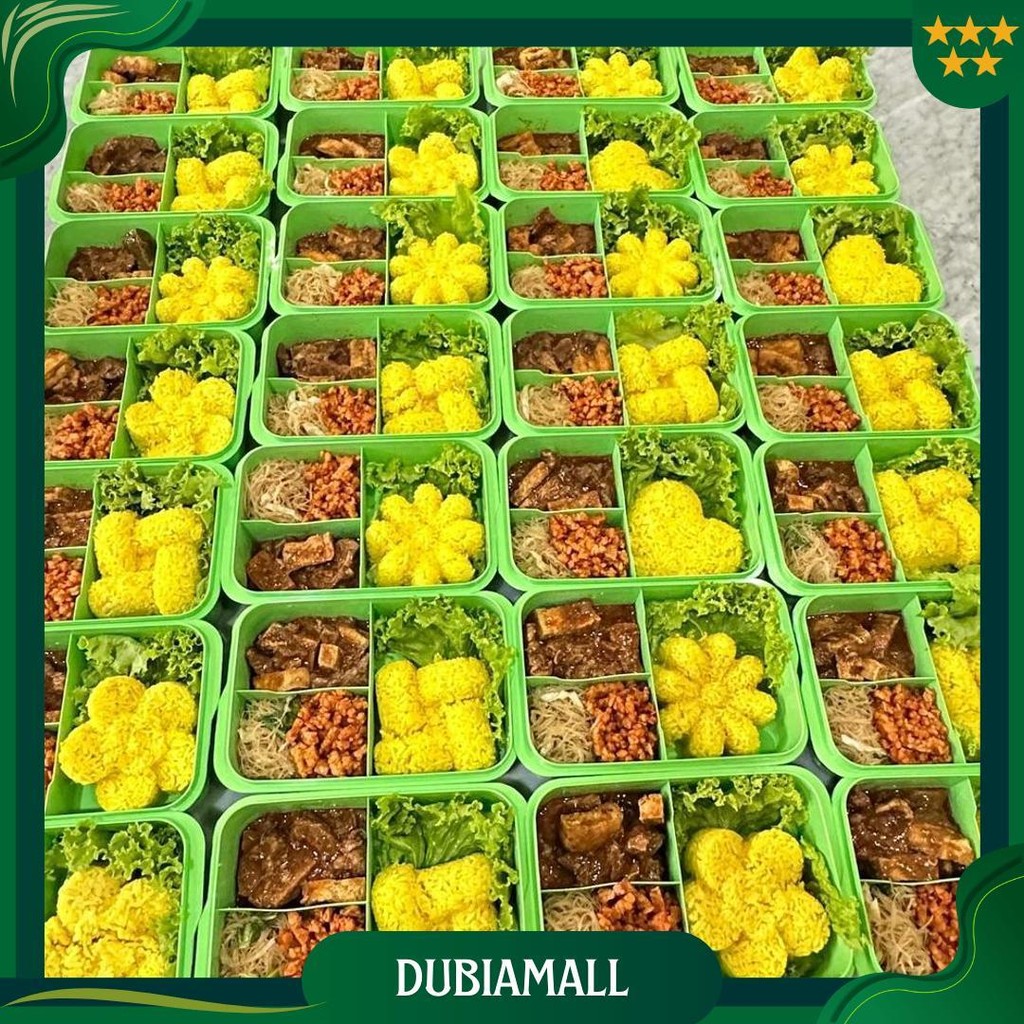 Cetakan Nasi Bento Set Isi 4Pcs / Cetakan Nasi Kotak Nasi Tumpeng Nasi Kuning Best Seller