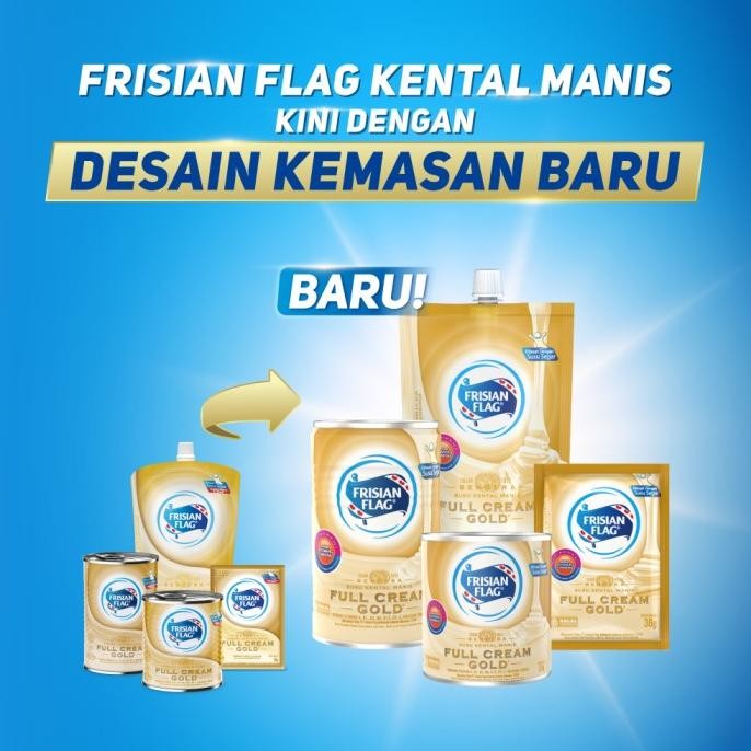 

|| FARISMAL / Frisian Flag Bendera Susu Kental Manis Full Cream Gold 490g [3 pcs] ||~~~