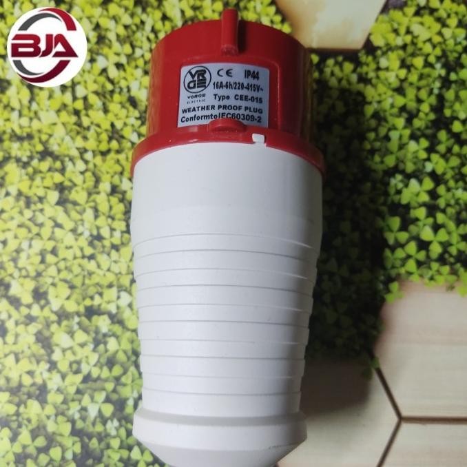 CEE 015 5Pole 16A Industrial Plug Mounting Steker Genset 5kaki 5 kaki