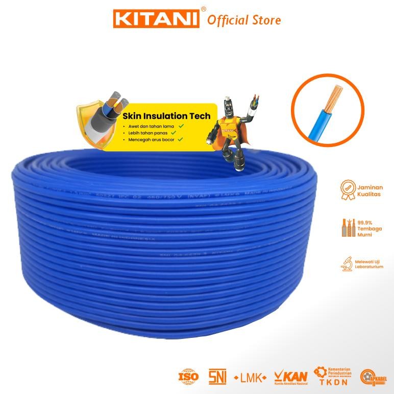 KITANI - NYAF 0.75 mm - Kabel Tembaga Serabut - 100 Meter