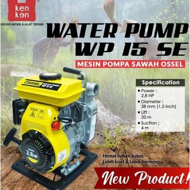 POMPA AIR IRIGASI SAWAH 1,5 INCH WP15 POMPA ALKON IRIGASI 1 DIM OSSEL