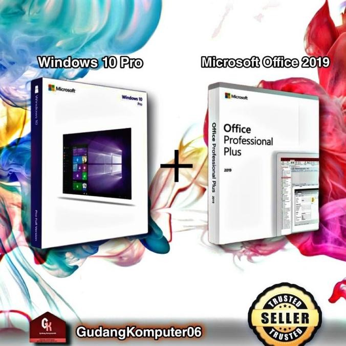Windows 10 pro & Office 2019 pro plus lisensi aktivasi ori key