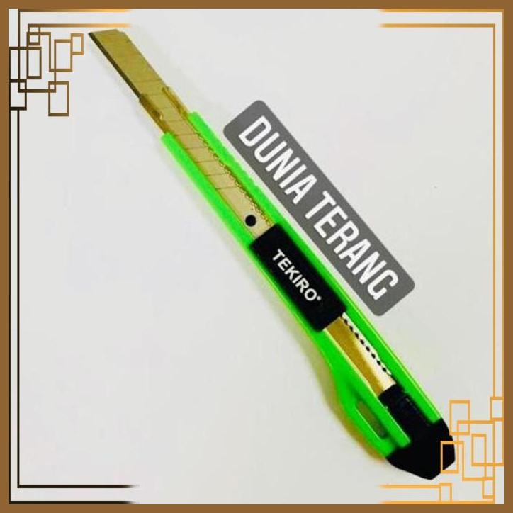 

[DTG] PISAU CUTTER KECIL TEKIRO 9MM PISAU CUTTER TKR SILET KATER KECIL CUTER
