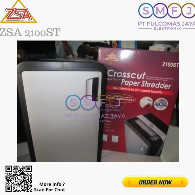 

Promo Zsa 2100St 2100 St Mesin Penghancur Kertas Paper Shredder Garansi