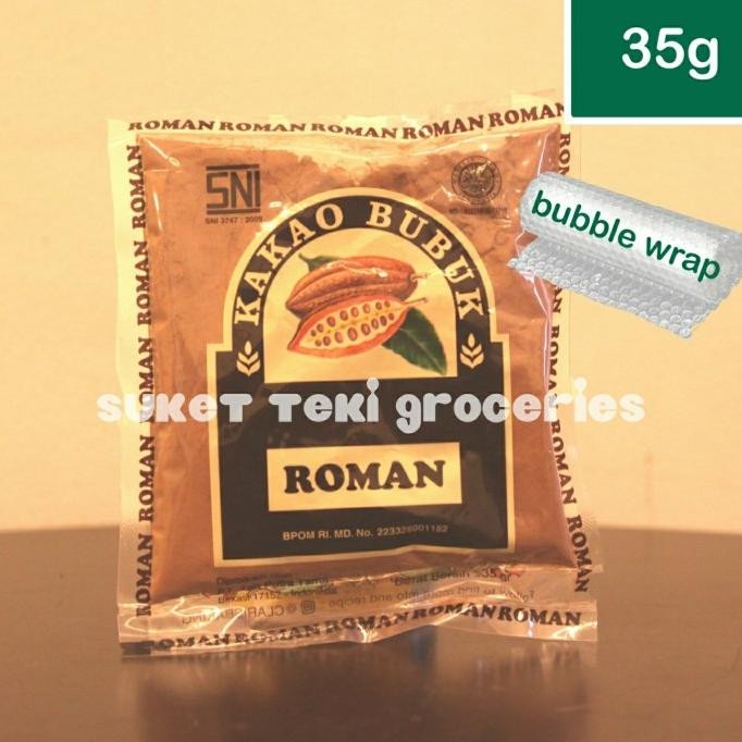 

Coklat / Kakao Bubuk Cocoa Roman 35gr per pak isi 10 murah