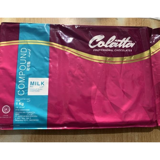 

Colatta Milk chocolate compound 1kg blok murah