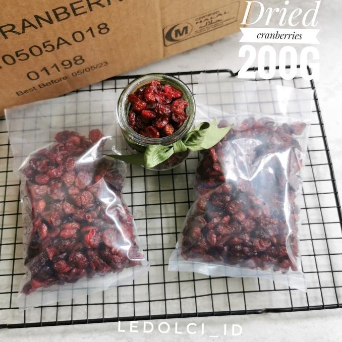 

GRACELAND DRIED CRANBERRIES CRANBERRY KERING SWEETENED 200 GRAM murah