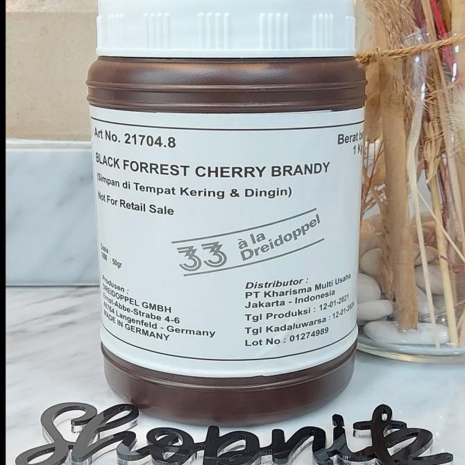 

Dreidoppel Flavour Black Forest Cherry Brandy Kirschwasser Repack 120g murah