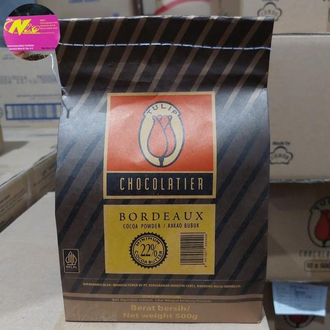 

Coklat Bubuk Tulip BORDEAUX 500gr ( KEMASAN ORI BAG 500 GRAM ) PROMO !!!!! Khusus Grab dan Gojek murah