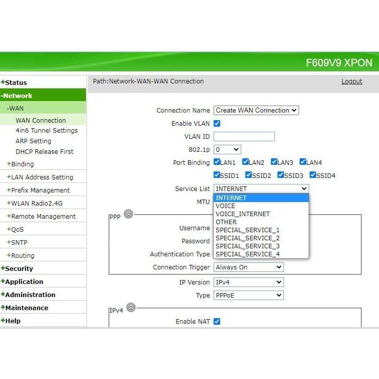 Modem Zte F609 V9 Xpon New + Adaptor ( Bisa Epon / Bisa Gpon )