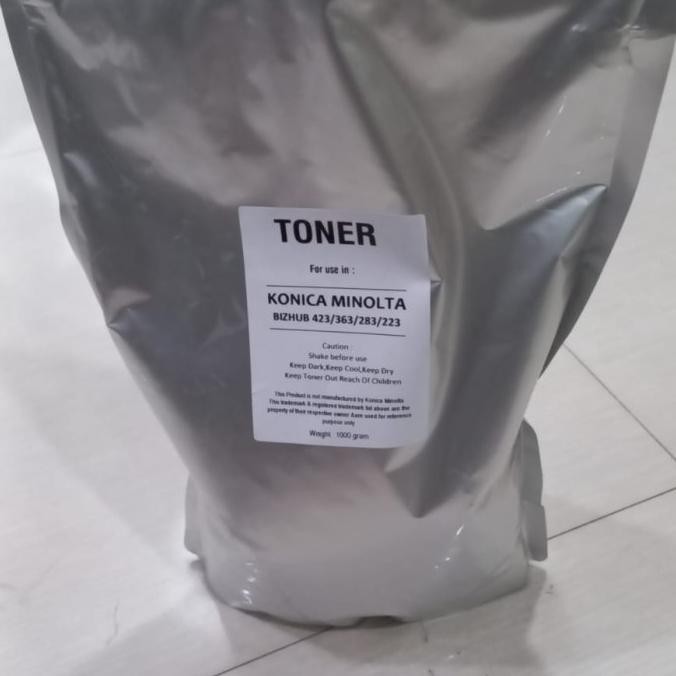 

Grosir Toner Refill Konica Minolta Bizhub 223 283 363 423 1 Kg Original Japan
