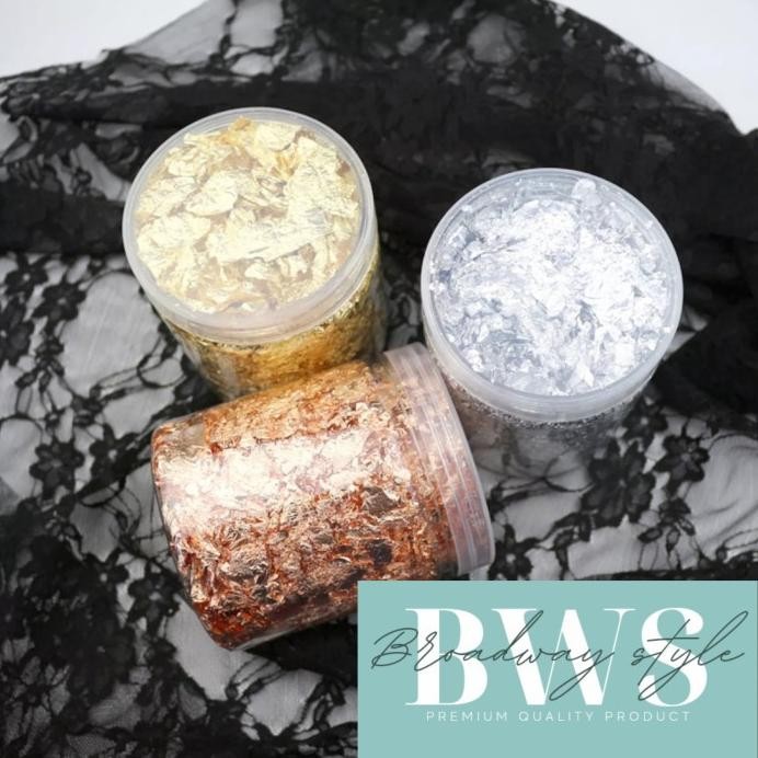 

Jumbo Gold Leaf Flakes Untuk Hiasan Kue murah