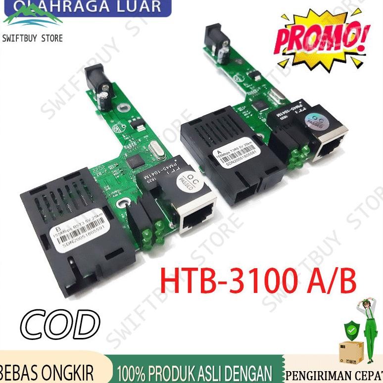 Pcb Netlink Htb-3100 A+B Side A Side B Fiber Optic Media Converter Fo