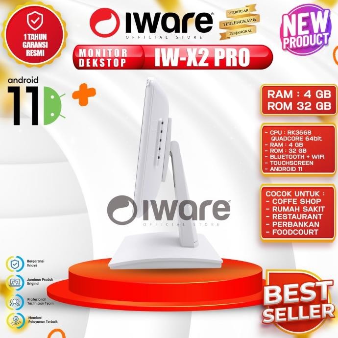 

Promo Iware Mesin Kasir Pos Desktop Android 11 Iw-X2Pro 10" 4/32Gb Touchscreen