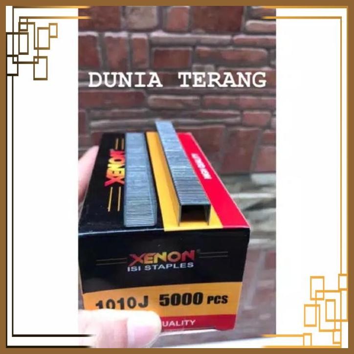 

[DTG] REFILL ISI STAPLE GUN 3IN1 1010J XENON 5000PCS / ISI U ALAT STAPLES TE