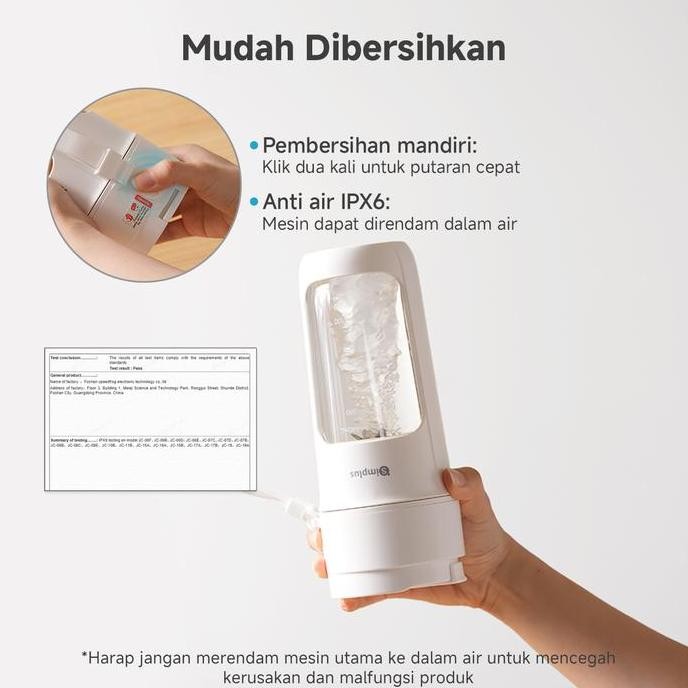 Sale Simplus Blender Portabel 340Ml Juicer Multifungsi Gelas Siap Minum 10 Set Mata Pisau Jus Buah D