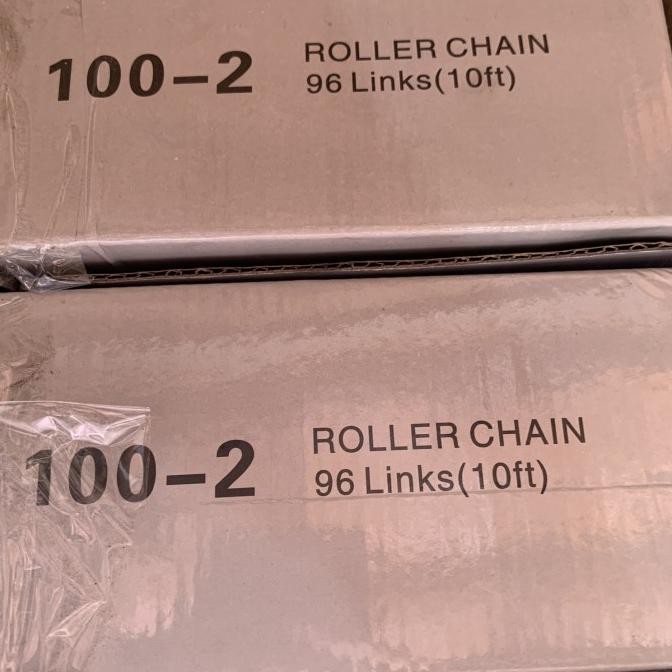Rantai Rs 100-2, Rantai Rs 100 Double, Roller Chain Rs 100-2 New Stok
