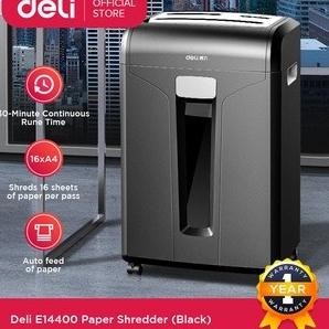 

Grosir Paper Shredder Deli E14400 / Mesin Penghancur Kertas Deli 14400