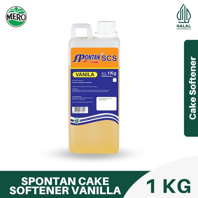 

Spontan Cake Softener (SCS) Vanilla 1Kg murah
