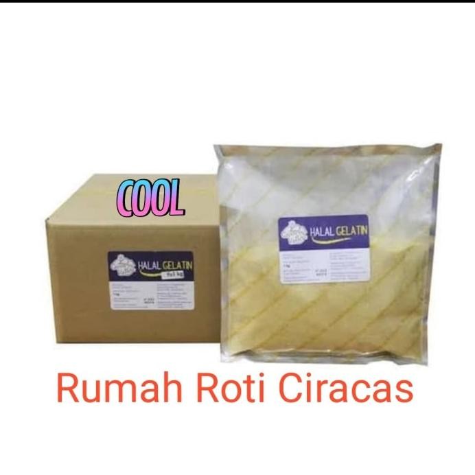 

GELATINE POWDER BUBUK SERBUK GREEN VALEY HALAL SAPI NO GELITA SHEET murah