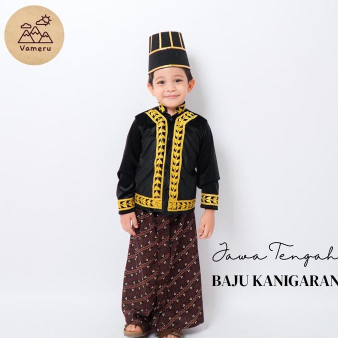 PAKAIAN ADAT ANAK LAKI LAKI JAWA TENGAH