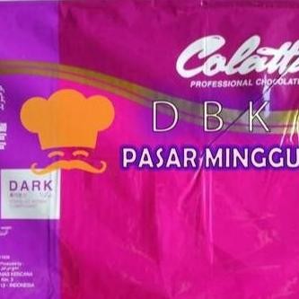 

coklat collata dark 5kg DCC dark cooking chocolate murah