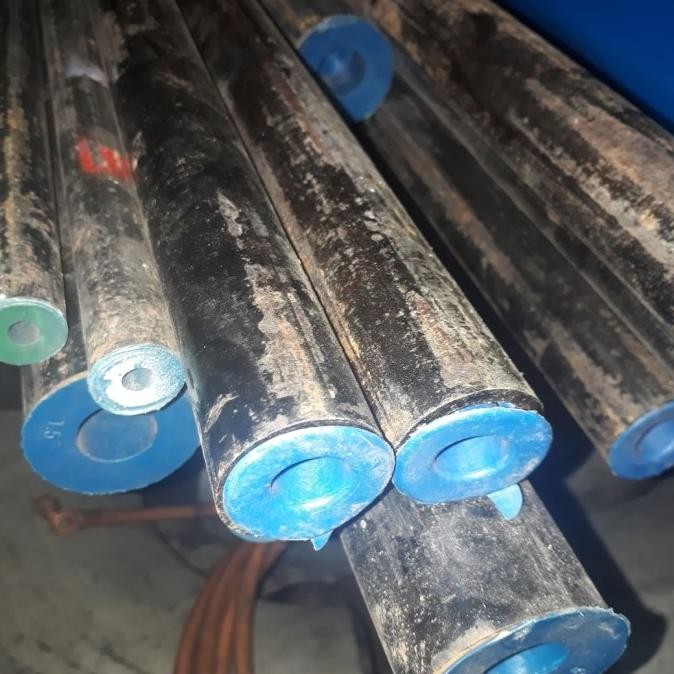 Pipa Besi Hitam Diameter 4" Sch 80 X 500Mm New Stok