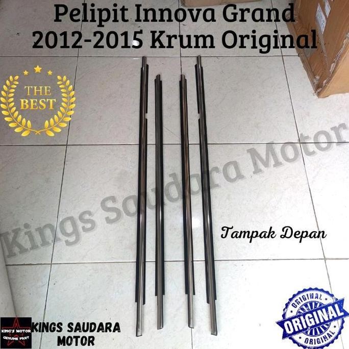 Promo Karet Pelipit Kaca Grand Innova 2012-2015 Krum Set 4 Pintu Best Seller Termurah Car