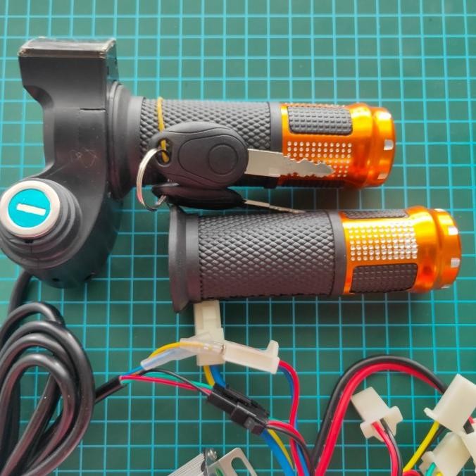 Paket Lengkap Controller Brushed 36V 1000W Throttle Sepeda Listrik New Stok