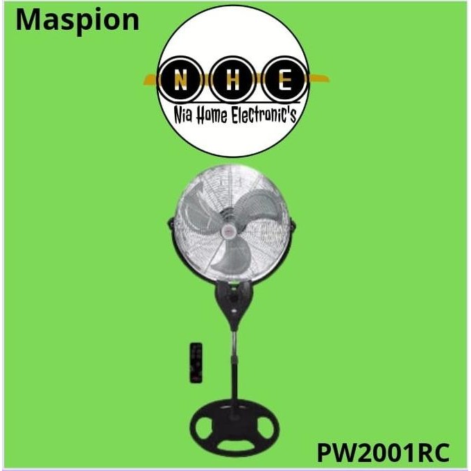 Maspion Power Fan 20 Inch Pw-2001 Rc [ Remote ] Pw2001Rc New Stok