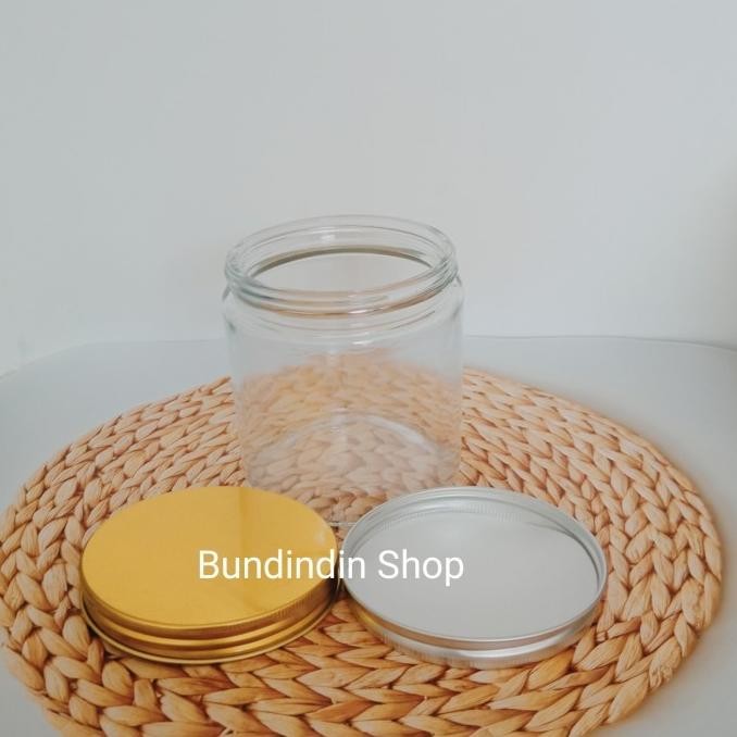 toples kaca /botol jar ukuran 500ml
