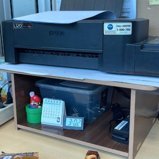 Rak Buku Bookshelf File Dokumen Kertas Atas Meja Printer Kantor Stand LAJ