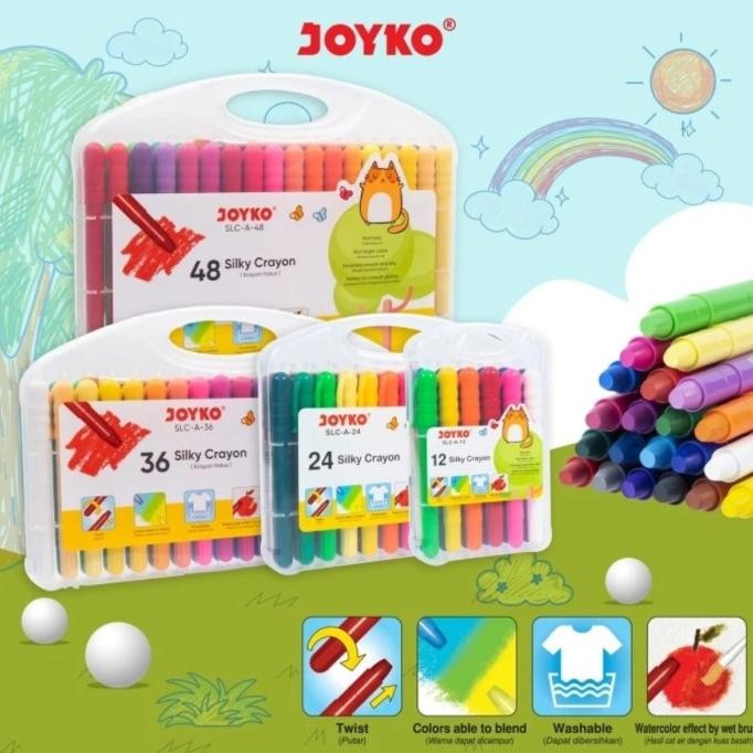 

Silky Crayon Krayon Halus Joyko ZER