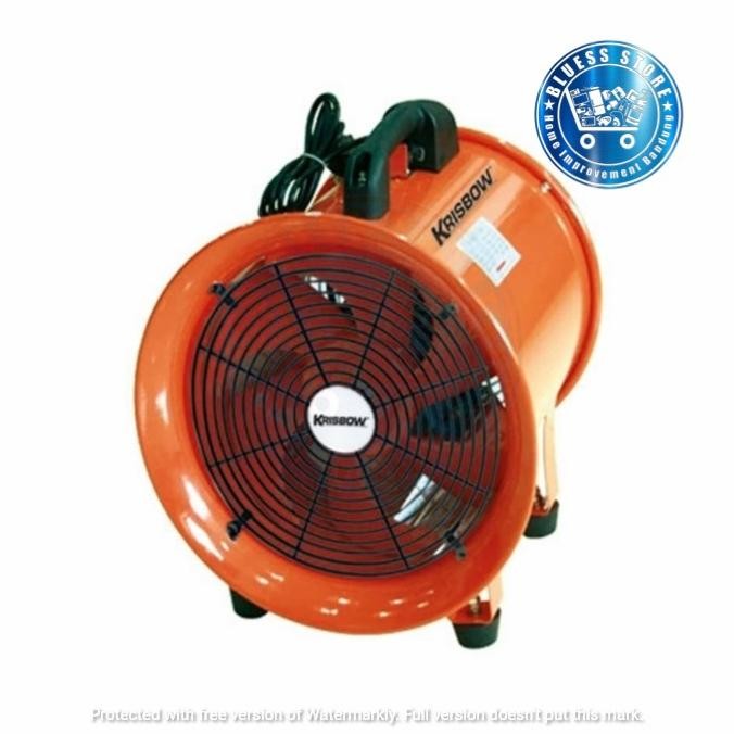 Krisbow Kipas Ventilator Industrial 30 Cm - Oranye | Kipas Blower 30Cm New Stok